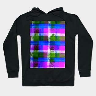 Painted Plaid Hoodie